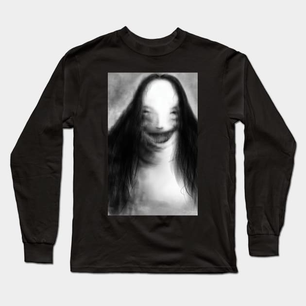 Scary Stories Smile Long Sleeve T-Shirt by DougSQ